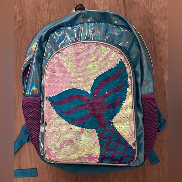 Flip Sequin Mermaid Backpack - Picture 1 of 5
